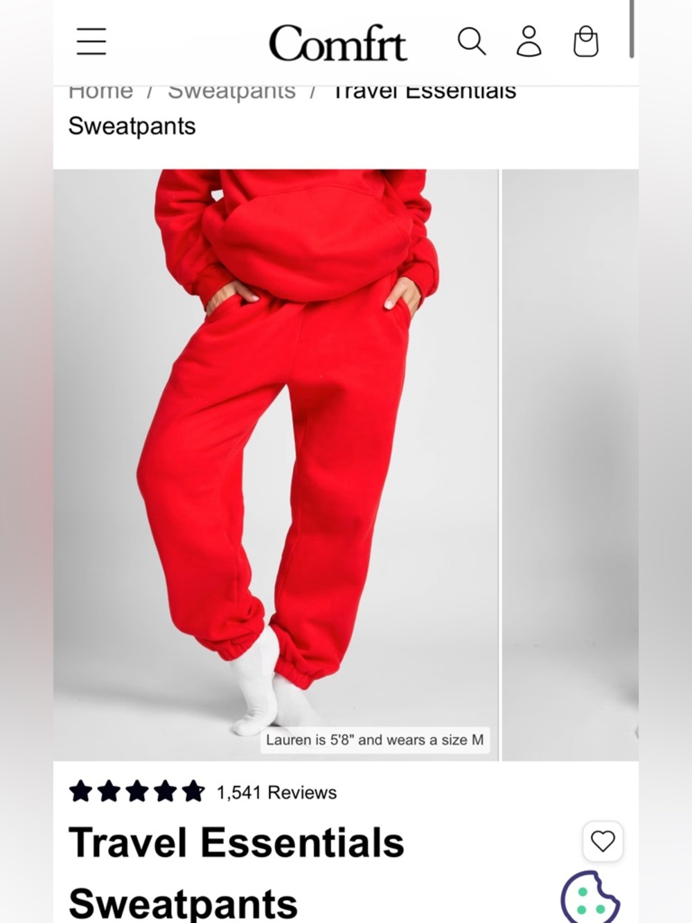 Comfrt Travel Essentials Sweatpants